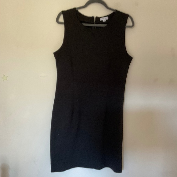 Alfred Sung Size L Black Sleeveless Dress - Picture 1 of 4